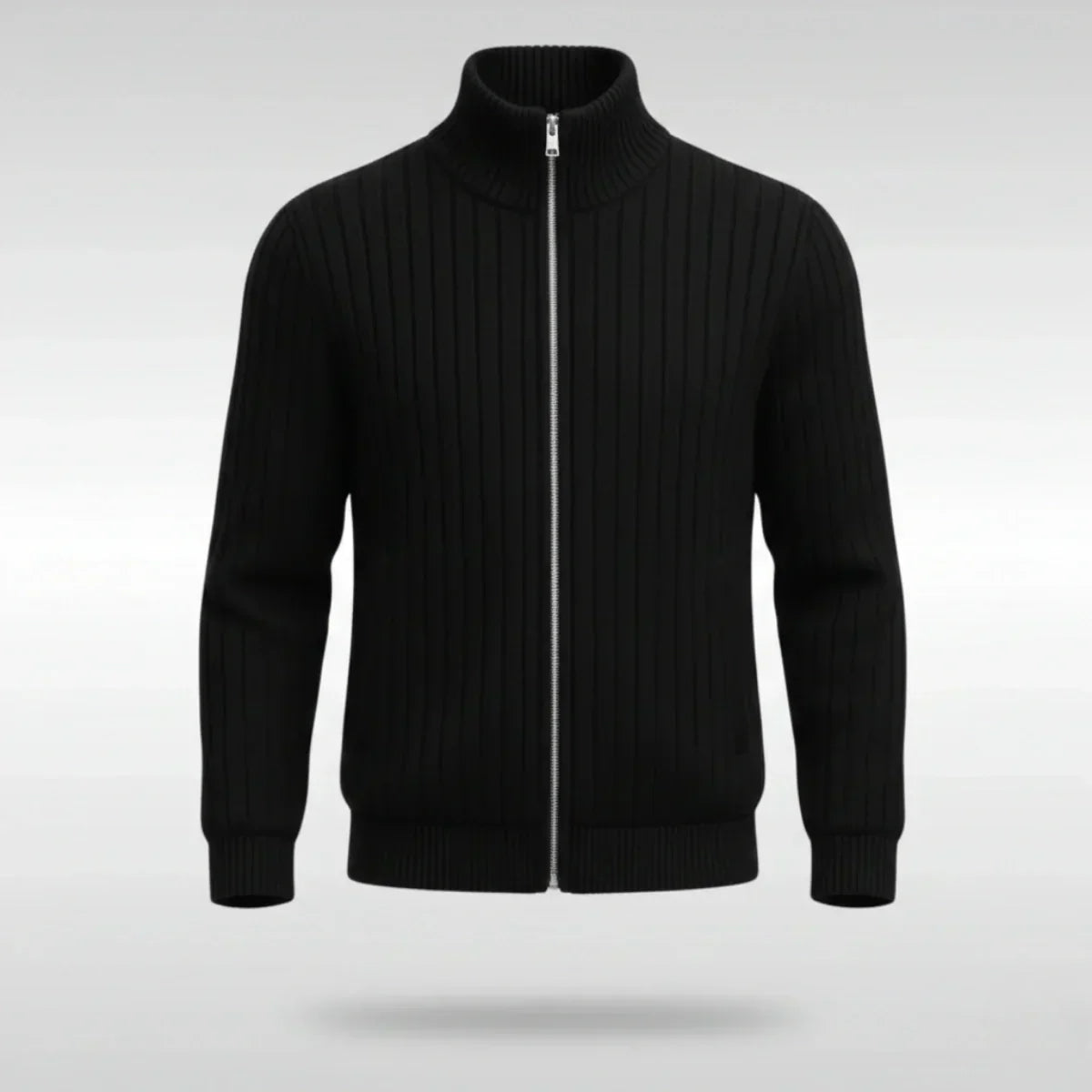 Margonni | Elegante giacca classica con cerniera – RibbedWarm™