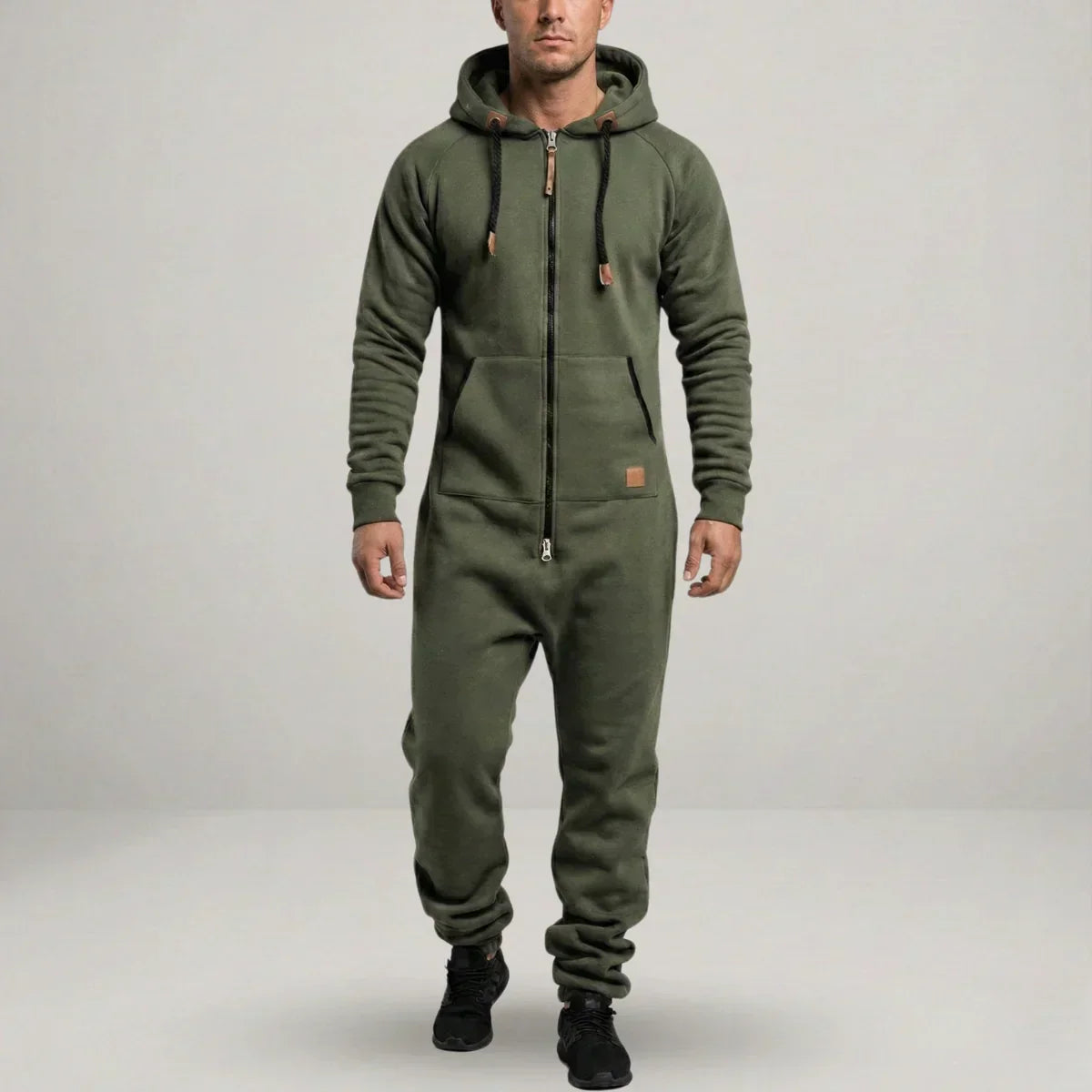 Margonni | Tuta in pile con cappuccio e zip - Cozy