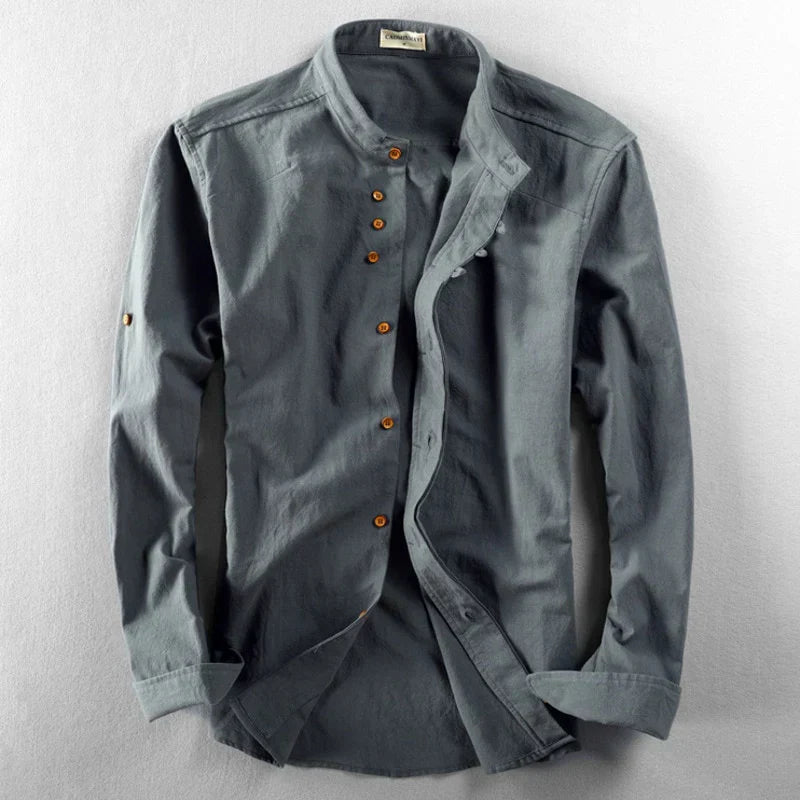 Margonni | Camicia con Collo alla Coreana - Osaka™