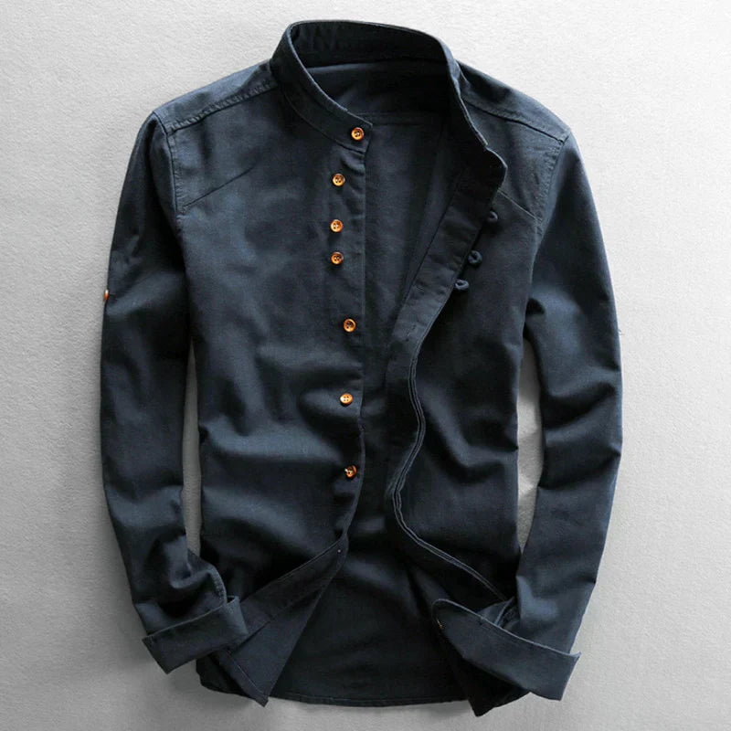 Margonni | Camicia con Collo alla Coreana - Osaka™