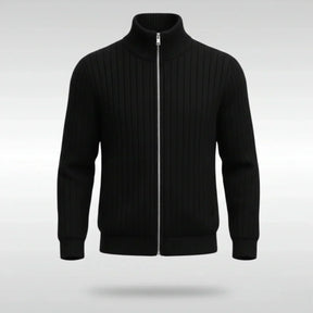Margonni | Elegante giacca classica con cerniera – RibbedWarm™