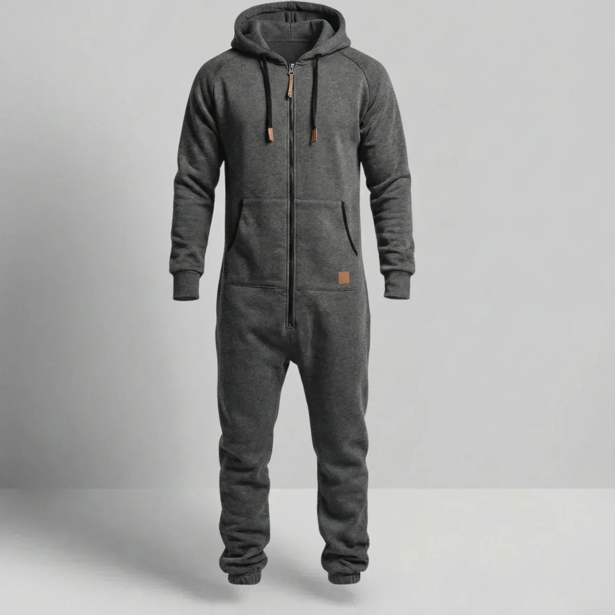 Margonni | Tuta in pile con cappuccio e zip - Cozy