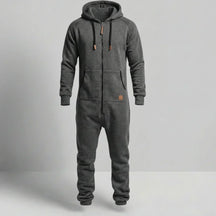 Margonni | Tuta in pile con cappuccio e zip - Cozy