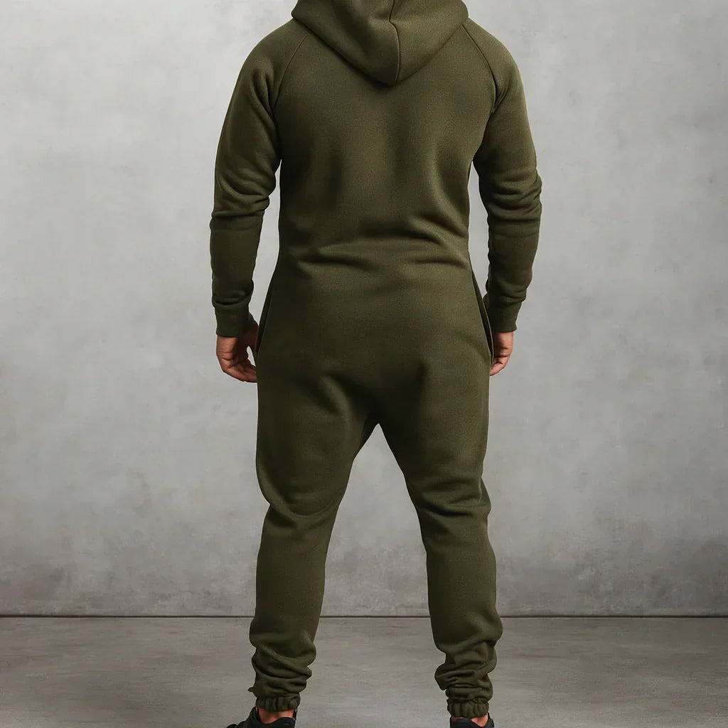 Margonni | Tuta in pile con cappuccio e zip - Cozy