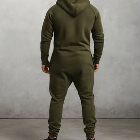Margonni | Tuta in pile con cappuccio e zip - Cozy