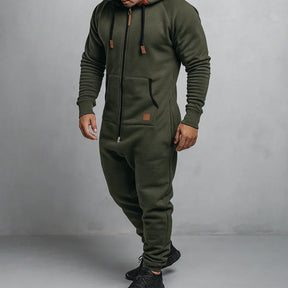 Margonni | Tuta in pile con cappuccio e zip - Cozy