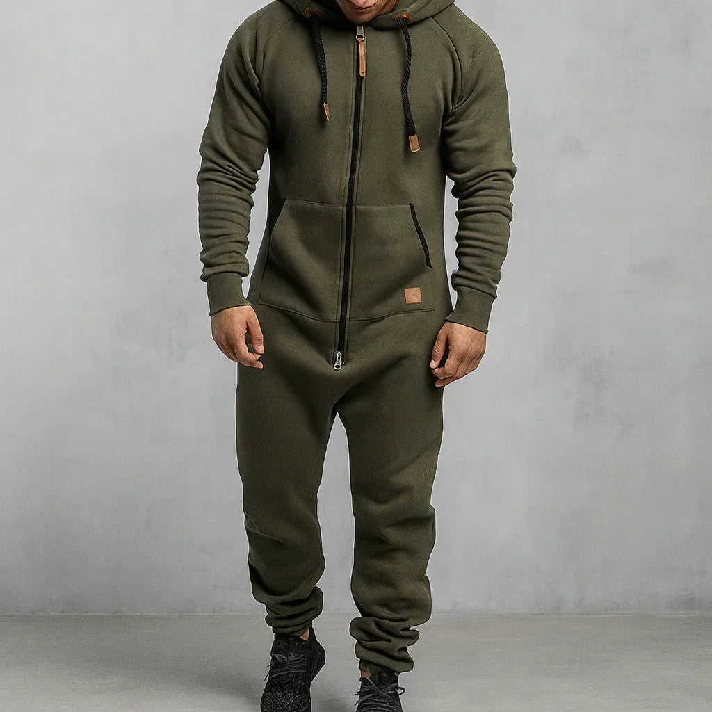 Margonni | Tuta in pile con cappuccio e zip - Cozy