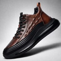 Margonni | Scarpe casual da uomo con stampa coccodrillo e cuscinetto d’aria