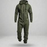 Margonni | Tuta in pile con cappuccio e zip - Cozy