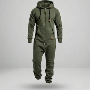 Margonni | Tuta in pile con cappuccio e zip - Cozy