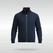 Margonni | Elegante giacca classica con cerniera – RibbedWarm™