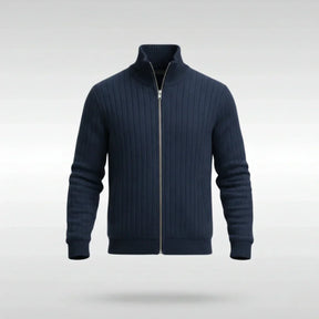 Margonni | Elegante giacca classica con cerniera – RibbedWarm™