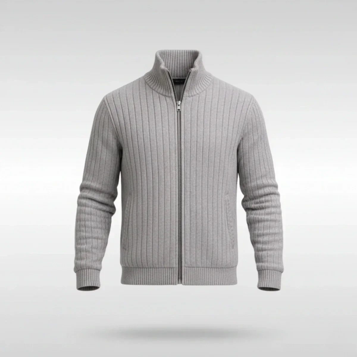 Margonni | Elegante giacca classica con cerniera – RibbedWarm™