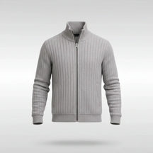 Margonni | Elegante giacca classica con cerniera – RibbedWarm™