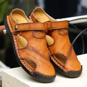 Margonni | Sandali casual da uomo in morbida pelle di alta qualità – CloudWay