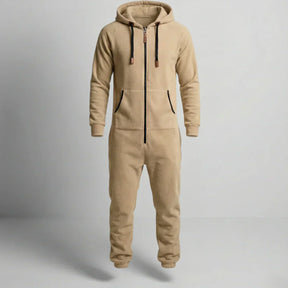 Margonni | Tuta in pile con cappuccio e zip - Cozy