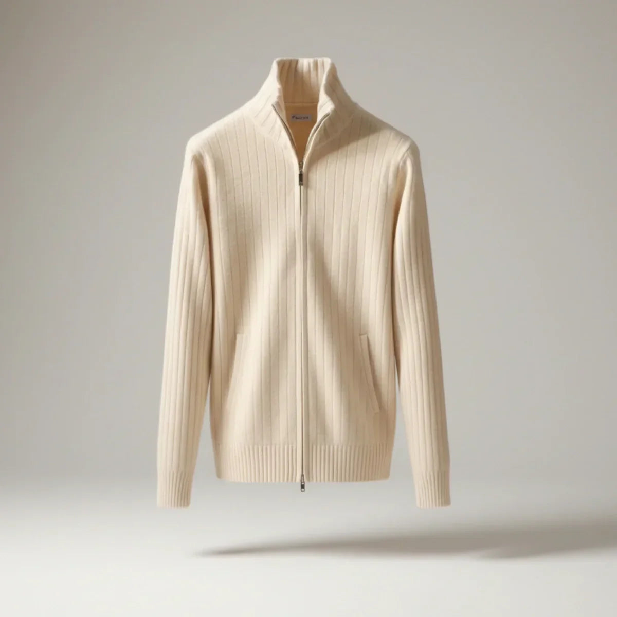 Margonni | Elegante giacca classica con cerniera – RibbedWarm™
