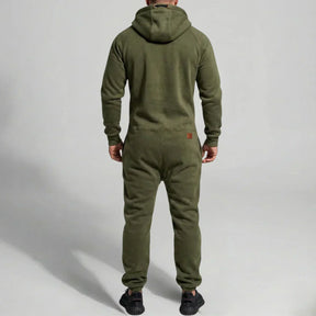 Margonni | Tuta in pile con cappuccio e zip - Cozy