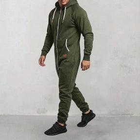 Margonni | Tuta in pile con cappuccio e zip - Cozy
