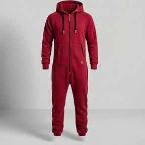 Margonni | Tuta in pile con cappuccio e zip - Cozy