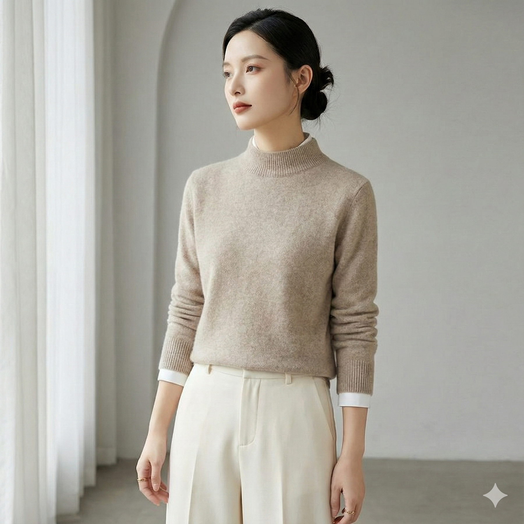 Margonni | Maglione Arlington in cashmere LuxeSoft™