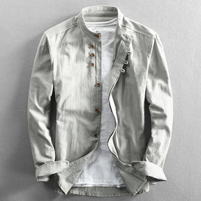 Margonni | Camicia con Collo alla Coreana - Osaka™