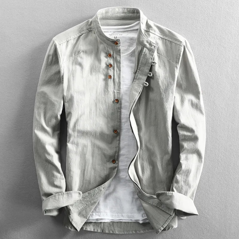 Margonni | Camicia con Collo alla Coreana - Osaka™