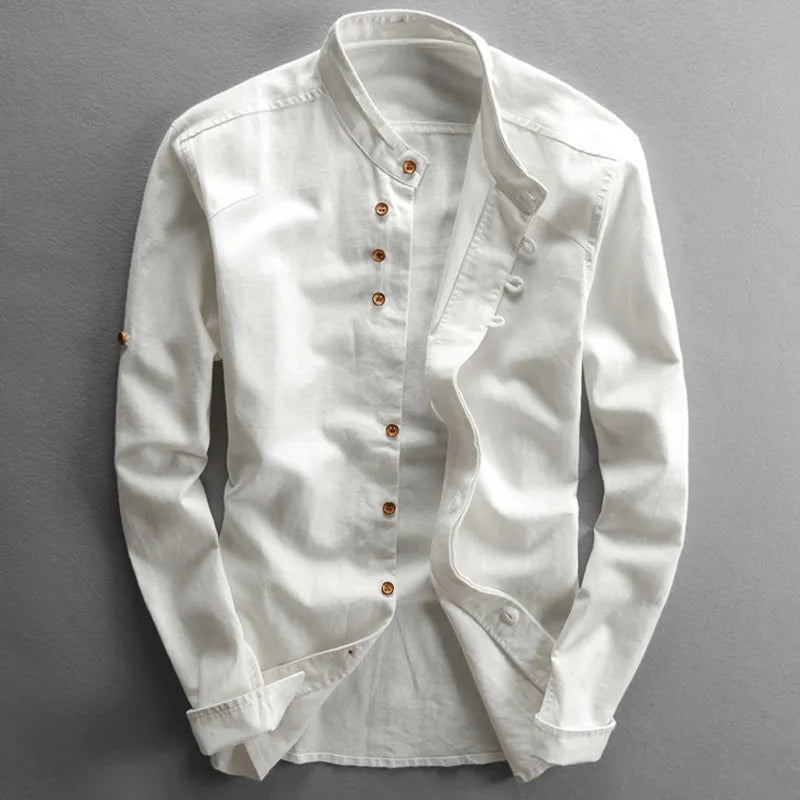 Margonni | Camicia con Collo alla Coreana - Osaka™