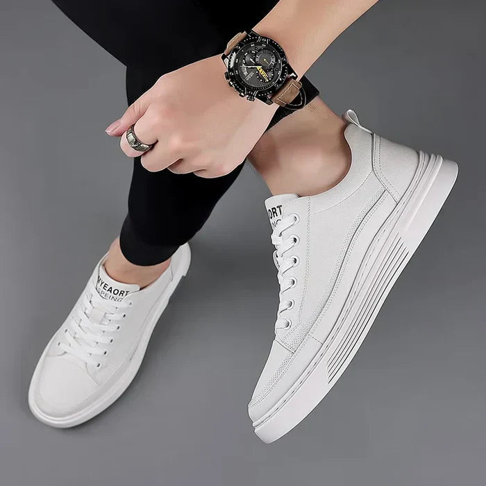 Margonni | Sneaker Casual in Vera Pelle - Modello SportFlat