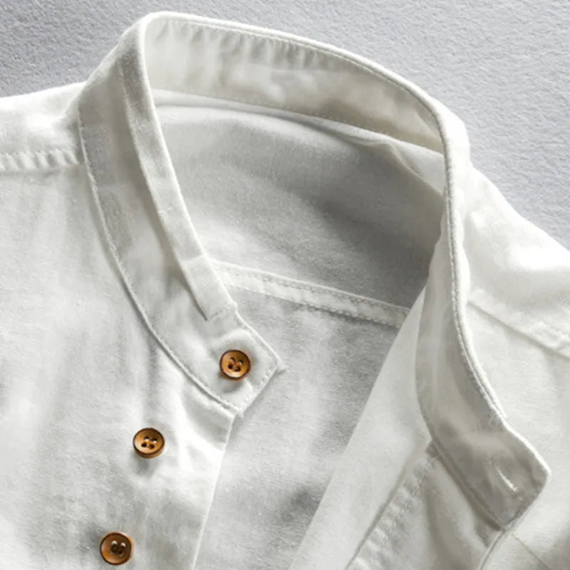 Margonni | Camicia con Collo alla Coreana - Osaka™