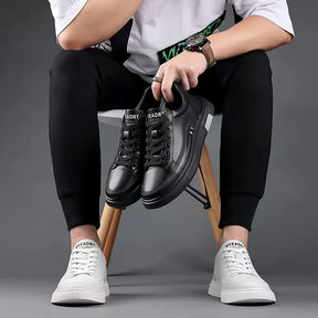 Margonni | Sneaker Casual in Vera Pelle - Modello SportFlat
