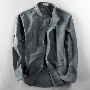 Margonni | Camicia con Collo alla Coreana - Osaka™